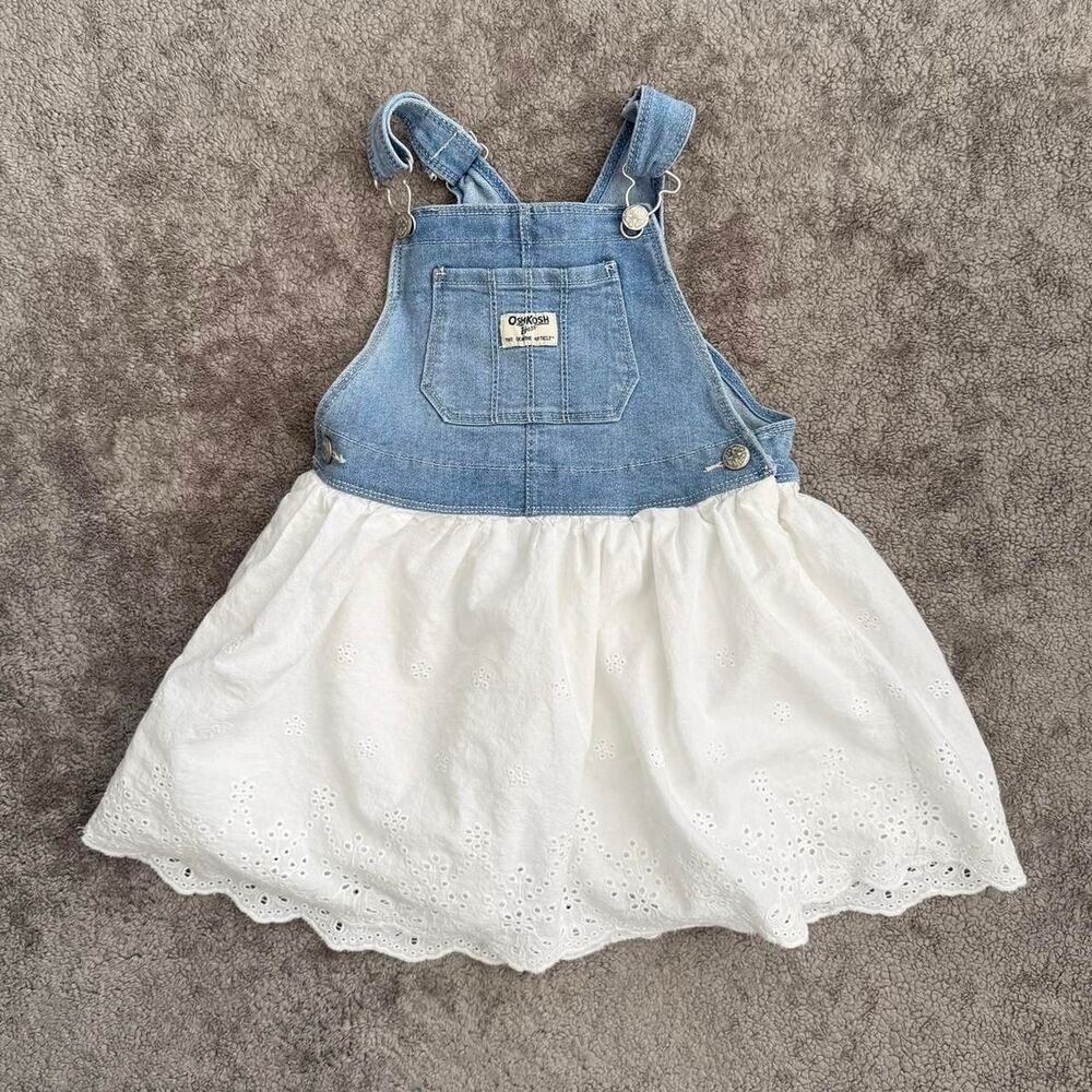 OshKosh B’gosh denim overall dress blue jean